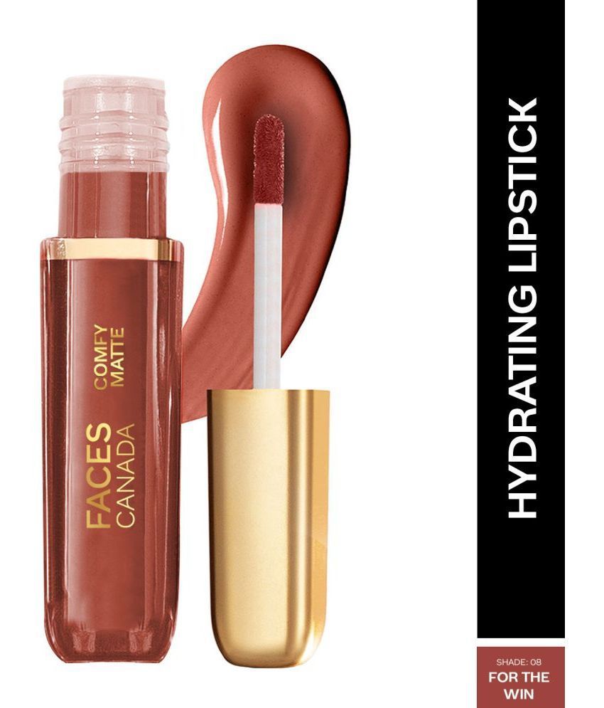    			FACES CANADA Matte Liquid Lipstick - For The Win 08, 3 ml | 10HR Longstay | Intense Matte Color