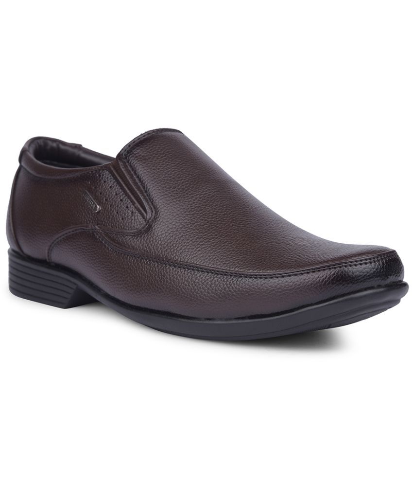     			Liberty Brown Men's Slip On Formal Shoes