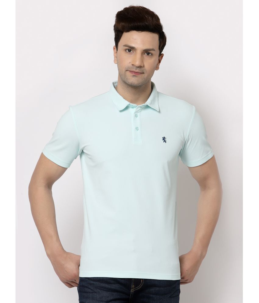     			Red Tape Polyester Regular Fit Solid Half Sleeves Men's Polo T Shirt - Blue ( Pack of 1 )