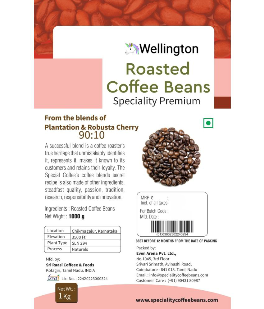     			Wellington Marketers Coffee Beans 1 kg