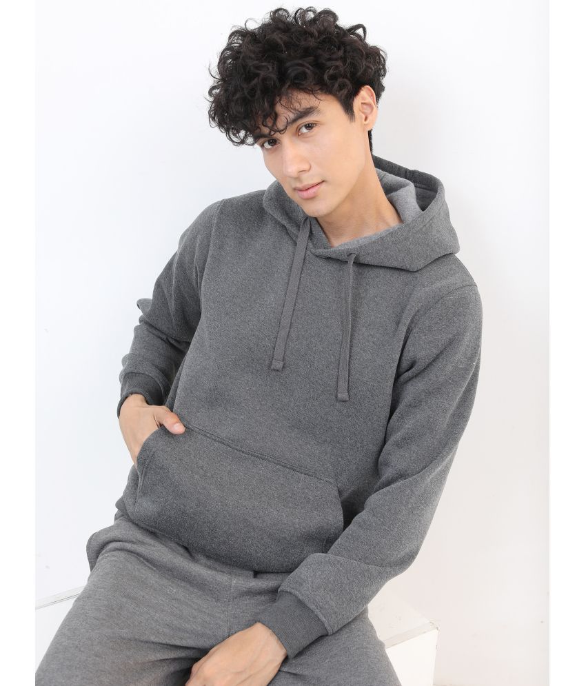     			Ketch Polyester Hooded Men's Sweatshirt - Grey ( Pack of 1 )