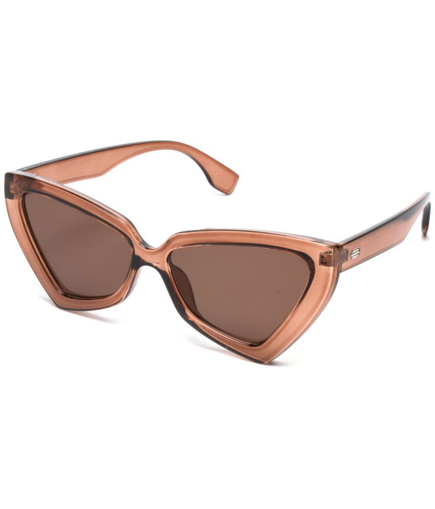     			MESPEE Brown Cat Eye Sunglasses ( Pack of 1 )