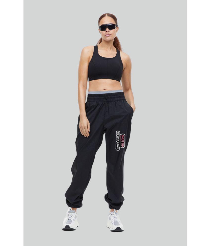     			PPTHEFASHIONHUB Black Lycra Loose Women's Joggers ( Pack of 1 )