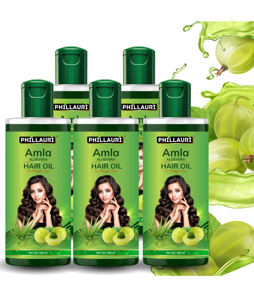     			Phillauri Hair Growth Amla Oil 500 ml ( Pack of 5 )