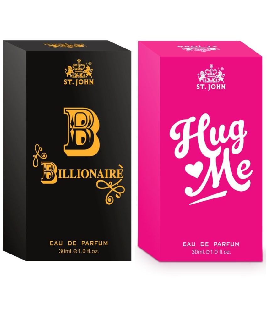     			St. John B-Billionaire  & Hug Me Long Lasting Pocket Perfume for Men 30 ml ( Pack of 2 )