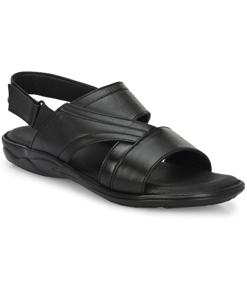     			Leeport - Black Men's Sandals