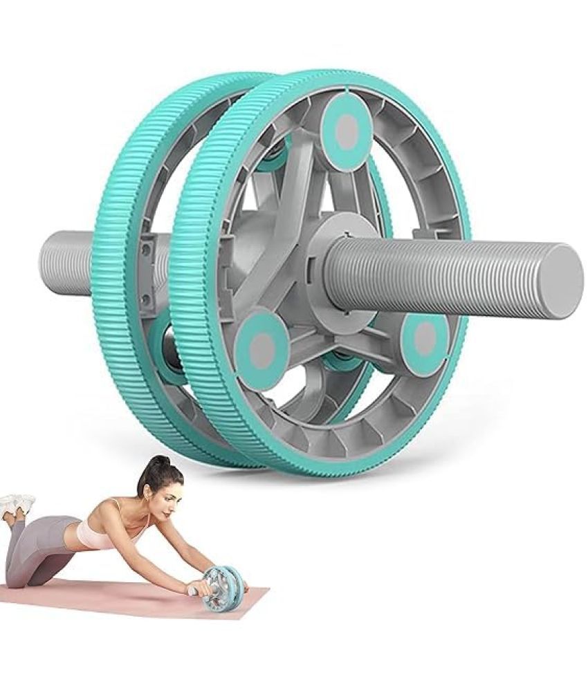     			Multi-Purpose Ab Roller with Push Up Bar & Resistance Tube,Abdominal Exercise Machine and Plank Roller, All In One Abdominal Wheel for Core Training, Push-Up (Blue) Pack of 1