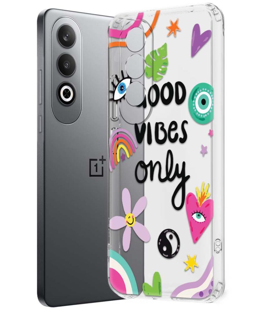     			NBOX Multicolor Printed Back Cover Silicon Compatible For OnePlus Nord ce 4 5G ( Pack of 1 )