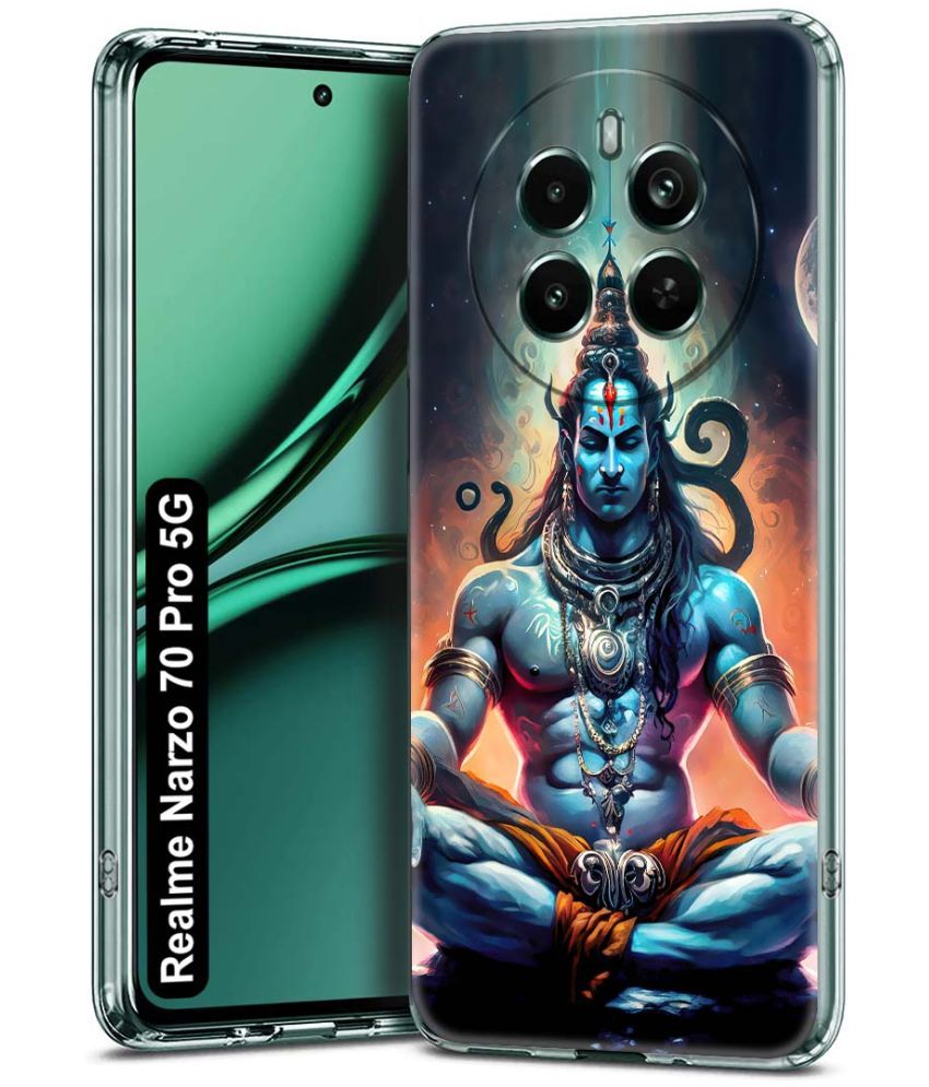     			NBOX Multicolor Printed Back Cover Silicon Compatible For Realme Narzo 70 Pro 5G ( Pack of 1 )