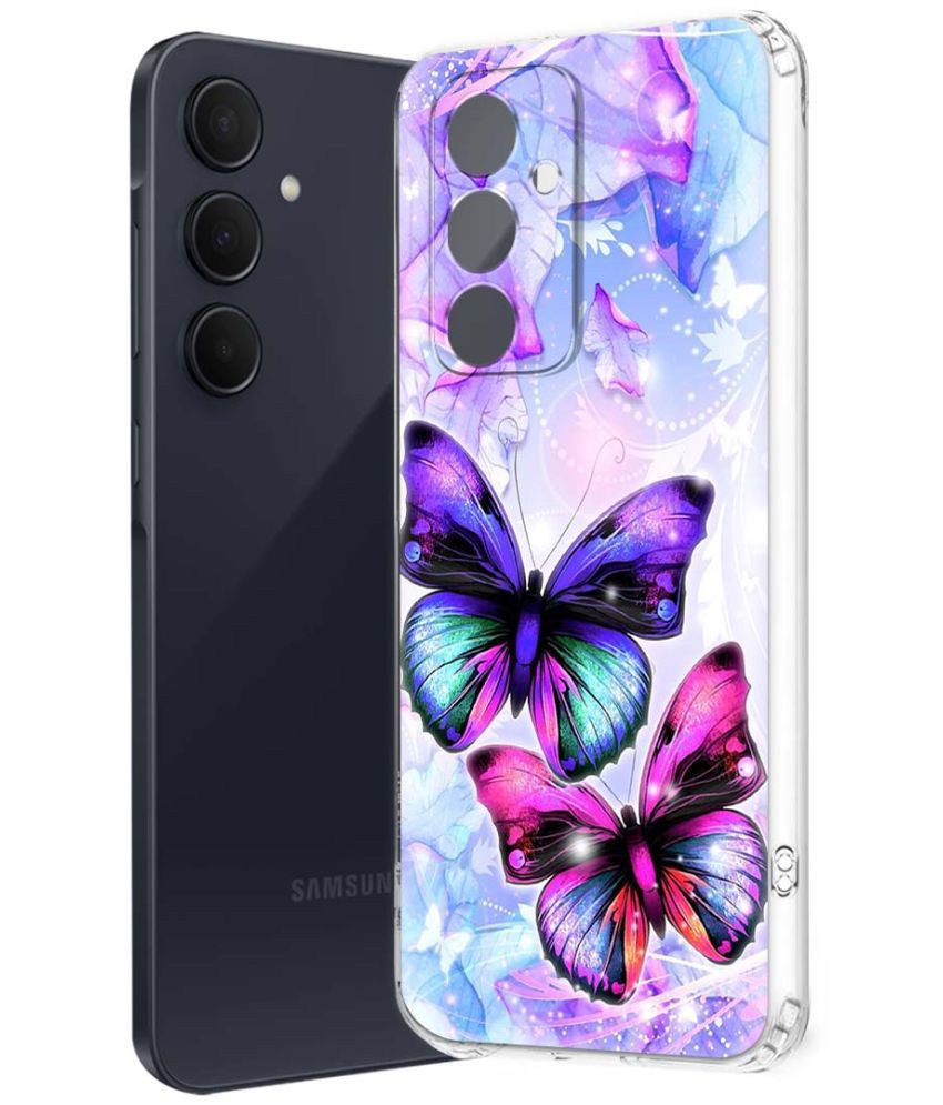     			NBOX Multicolor Printed Back Cover Silicon Compatible For Samsung Galaxy A35 5G ( Pack of 1 )