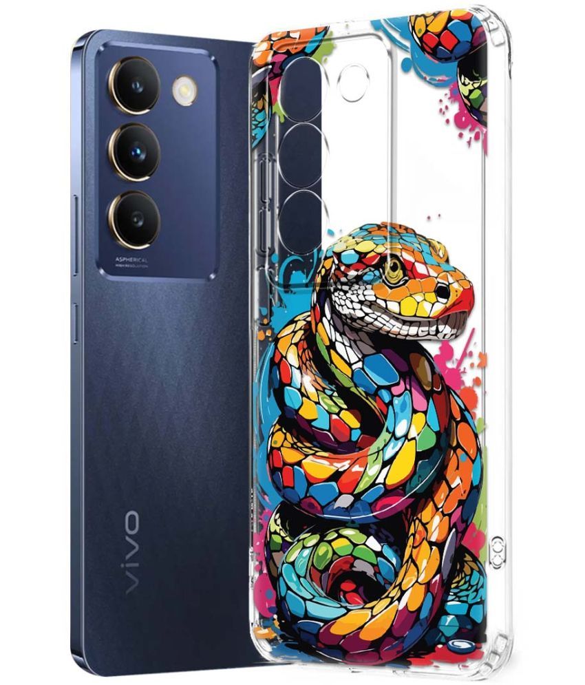     			NBOX Multicolor Printed Back Cover Silicon Compatible For Vivo Y200e 5G ( Pack of 1 )