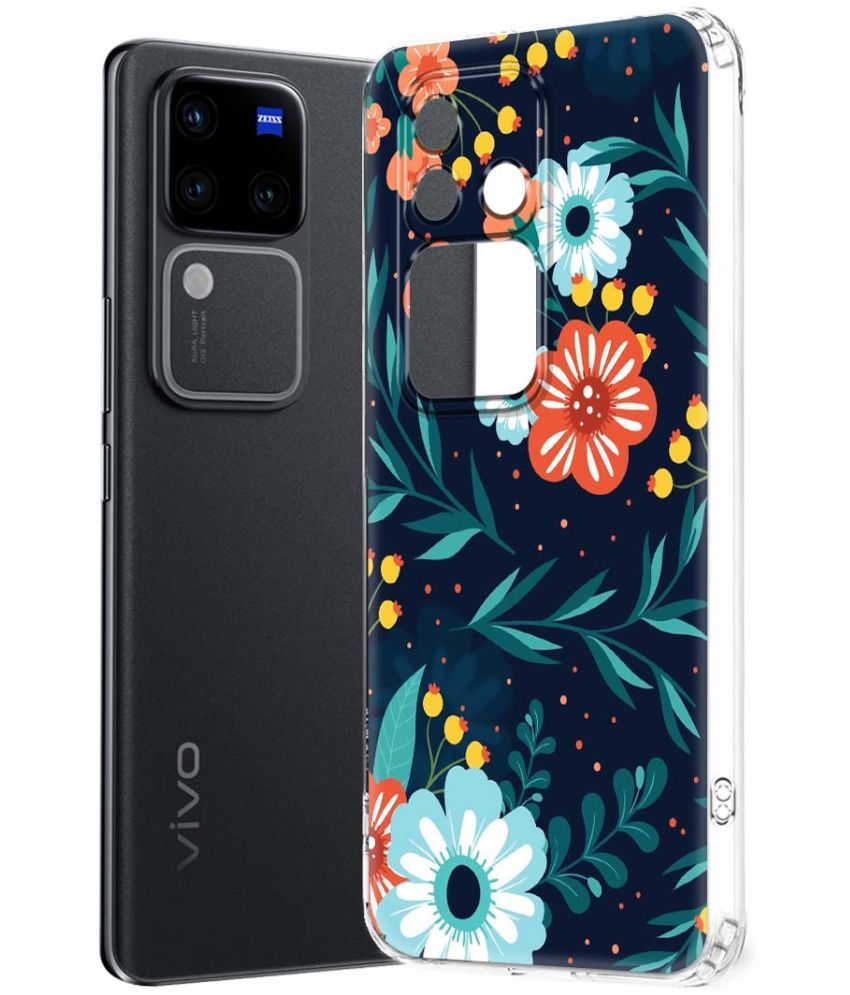     			NBOX Multicolor Printed Back Cover Silicon Compatible For Vivo V30 Pro 5G ( Pack of 1 )