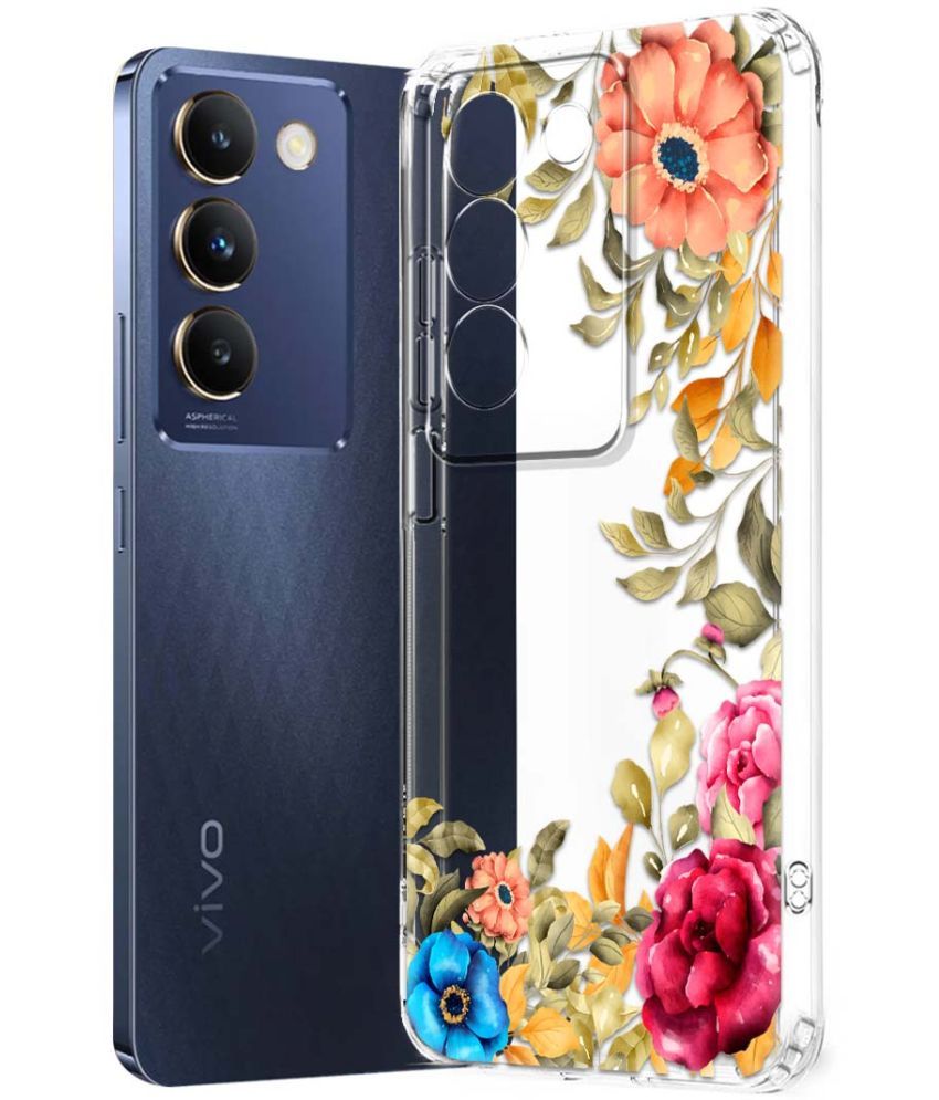     			NBOX Multicolor Printed Back Cover Silicon Compatible For Vivo Y200e 5G ( Pack of 1 )