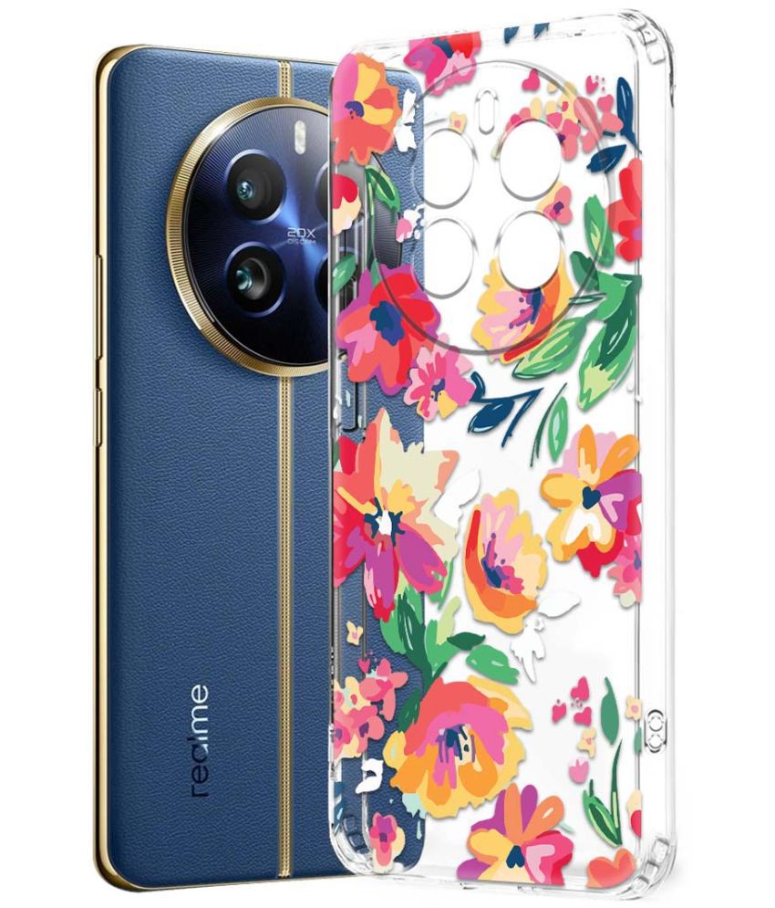    			NBOX Multicolor Printed Back Cover Silicon Compatible For Realme 12  Pro Plus 5G ( Pack of 1 )