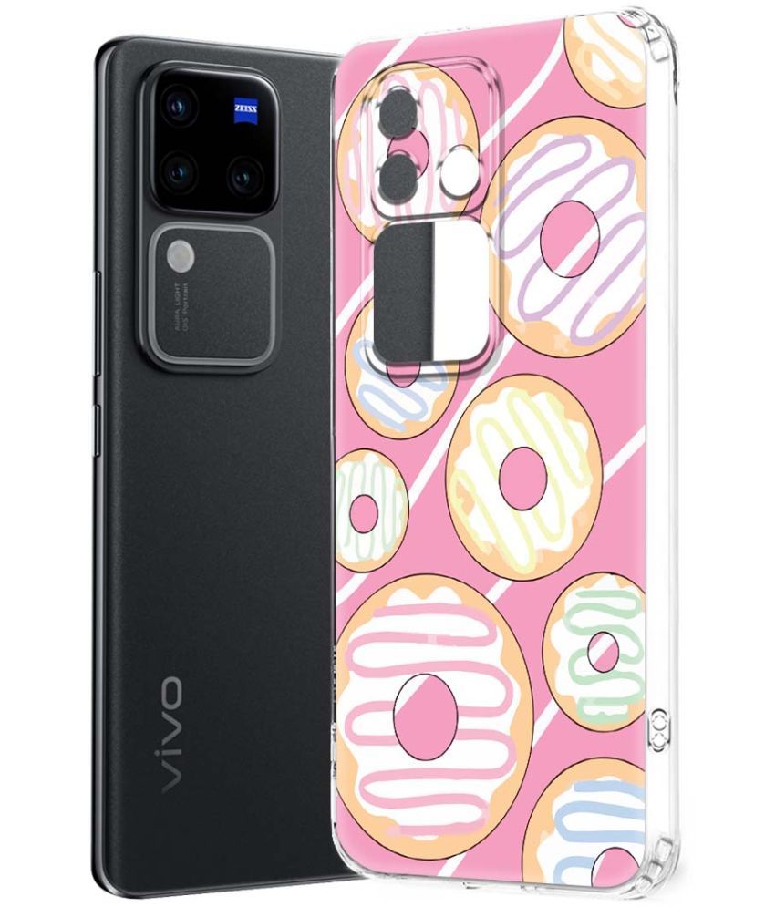     			NBOX Multicolor Printed Back Cover Silicon Compatible For Vivo V30 Pro 5G ( Pack of 1 )