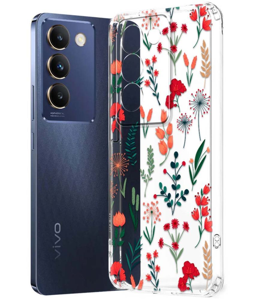     			NBOX Multicolor Printed Back Cover Silicon Compatible For Vivo Y200e 5G ( Pack of 1 )