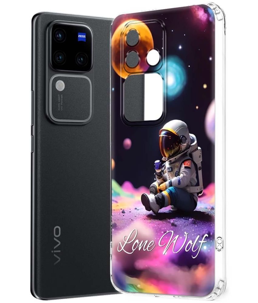     			NBOX Multicolor Printed Back Cover Silicon Compatible For Vivo V30 Pro 5G ( Pack of 1 )