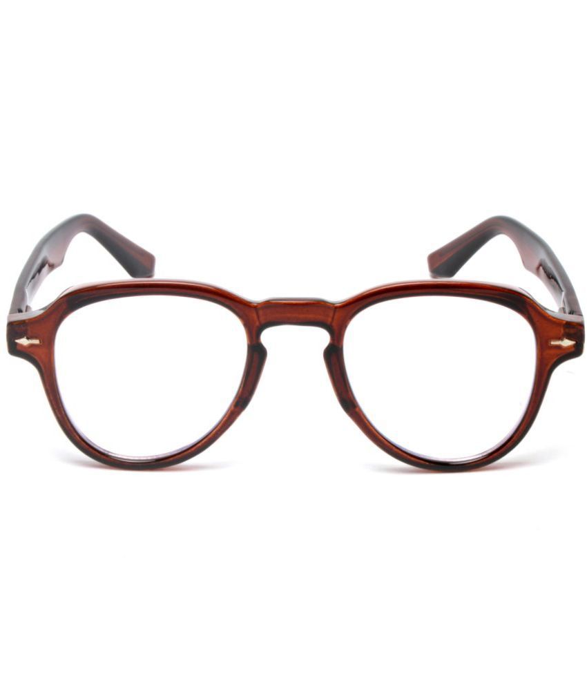     			OREADERS Brown Pilot Eyeglass Frame ( Pack of 1 )