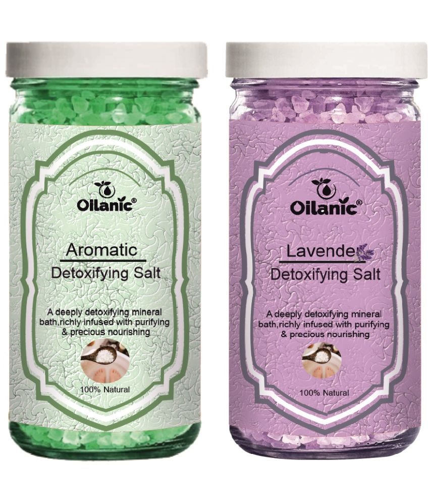     			Oilanic Crystal Natural Bath Salt 200 g Pack of 2