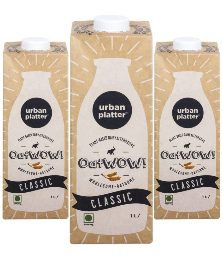     			Urban Platter OatWOW Classic Oat Beverage, 1 Litre [Pack of 3]