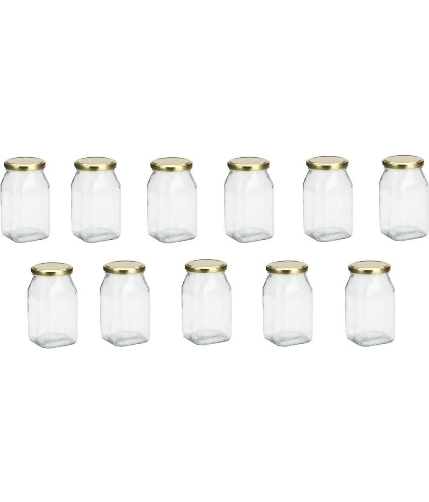     			AFAST Glass Container Glass Transparent Salt/Pepper Container ( Set of 11 )