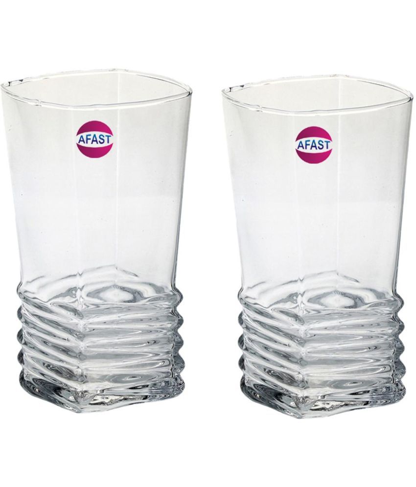    			AFAST Glass Glass Glasses 300 ml ( Pack of 2 )