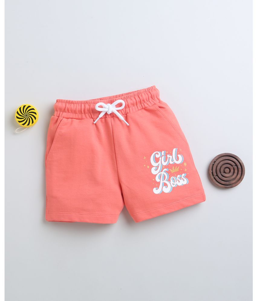    			BUMZEE - Coral Cotton Girls Shorts ( Pack of 1 )