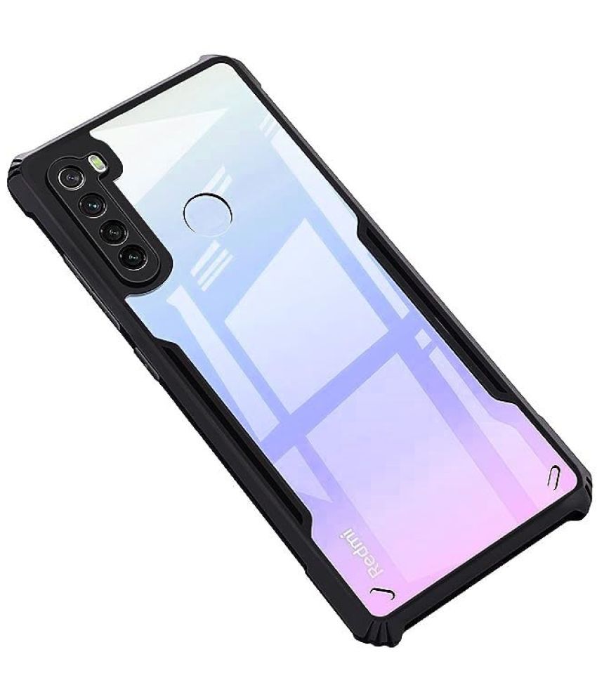     			Bright Traders Hybrid Covers Compatible For Silicon Xiaomi Redmi NOTE 8 ( Pack of 1 )