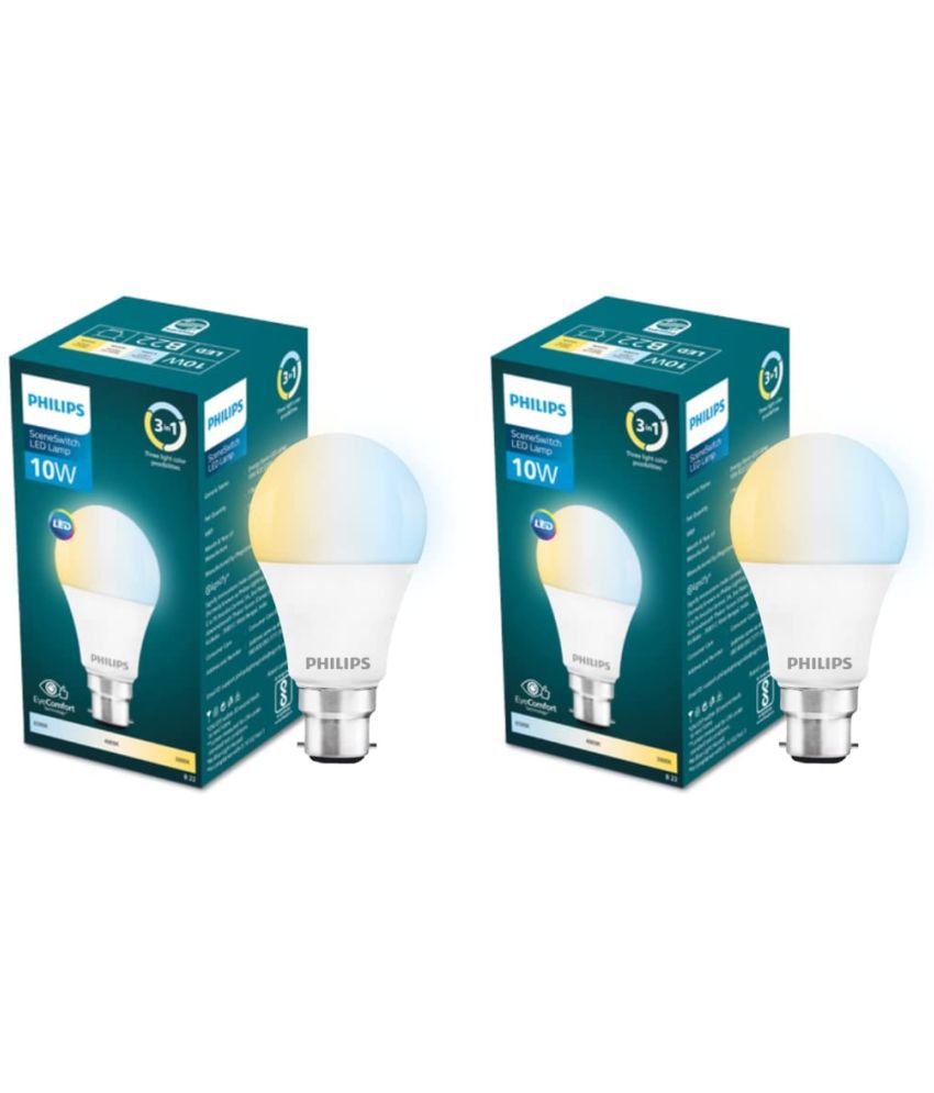     			Philips 10W Cool Day Light LED Bulb ( Pack of 2 )