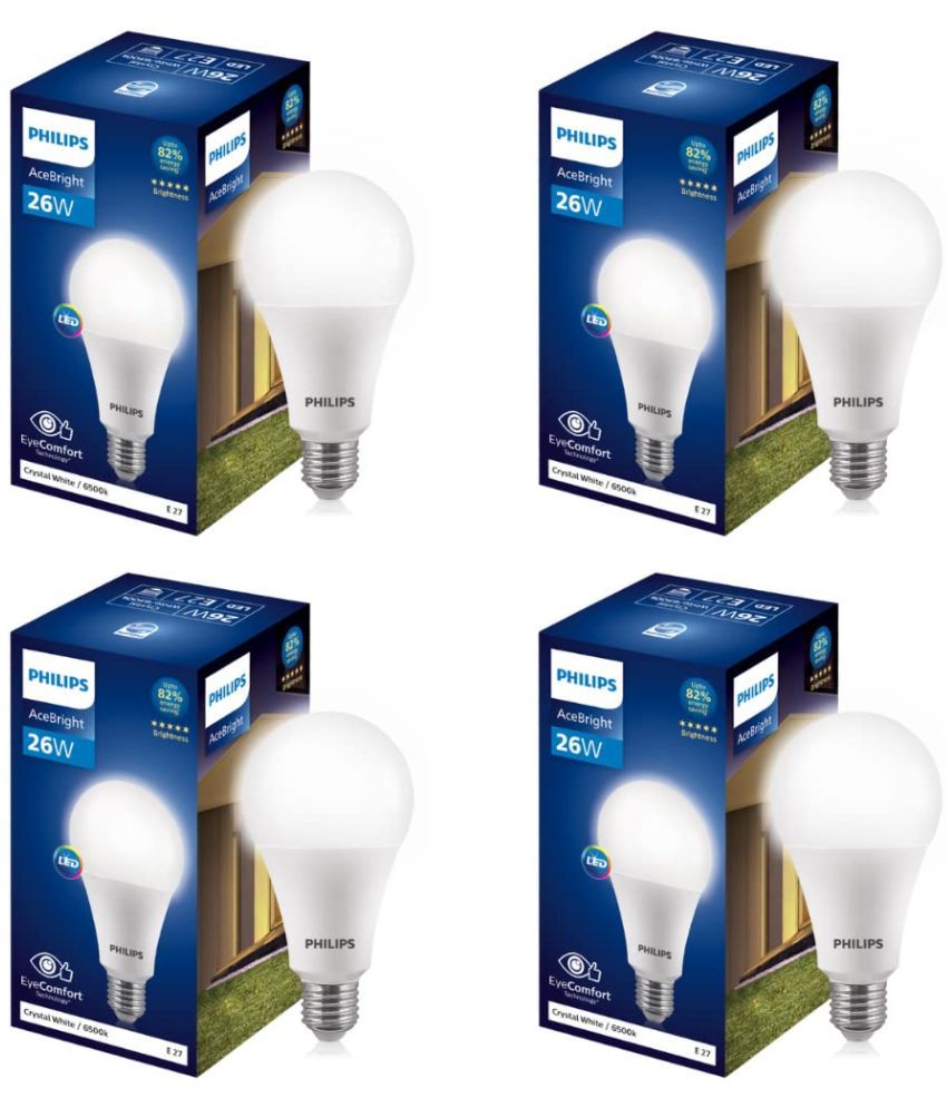     			Philips 26W Cool Day Light LED Bulb ( Pack of 4 )