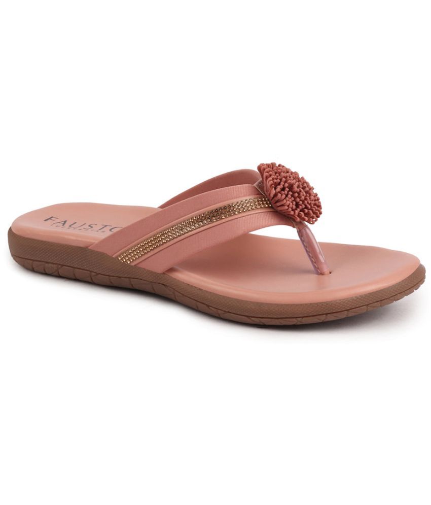     			Fausto Pink Women's Flats