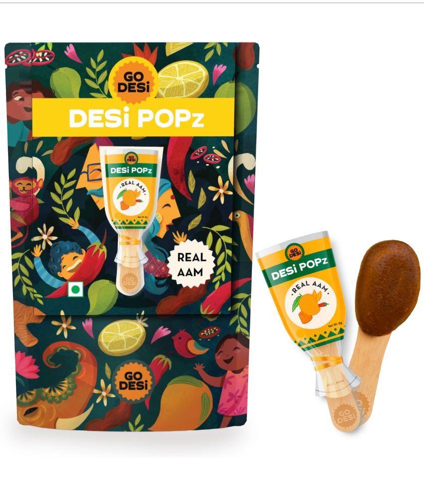     			GO DESi Real Aam, 30 Pieces, Aam Candy, Desi Popz, Lollipops, 240 gm