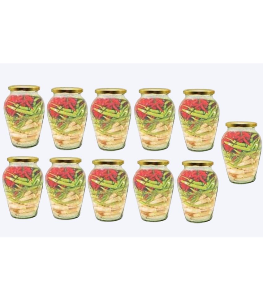     			Somil  Glass Container Glass Transparent Utility Container ( Set of 11 )