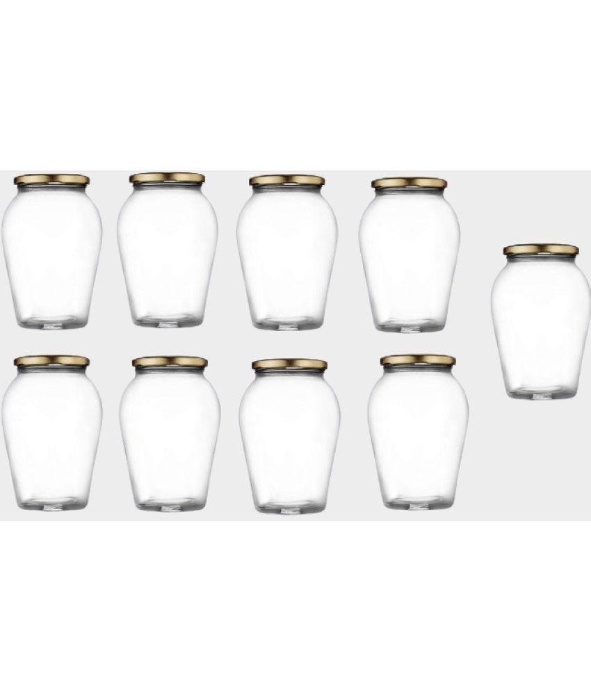     			Somil  Glass Container Glass Transparent Utility Container ( Set of 9 )