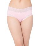 Clovia Cotton Solid Women's Hipster ( Pink )