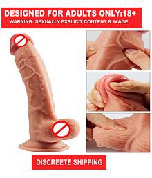 8 Inch Pink Head Realistic and Flexible Dildo With Suction Cup Suction dildo clitoris stimulator sexy dildos men sex toys for women