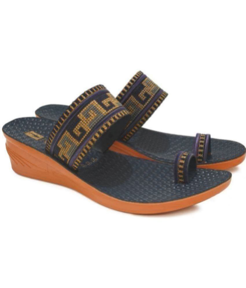     			ASIAN Blue Women's Slipper