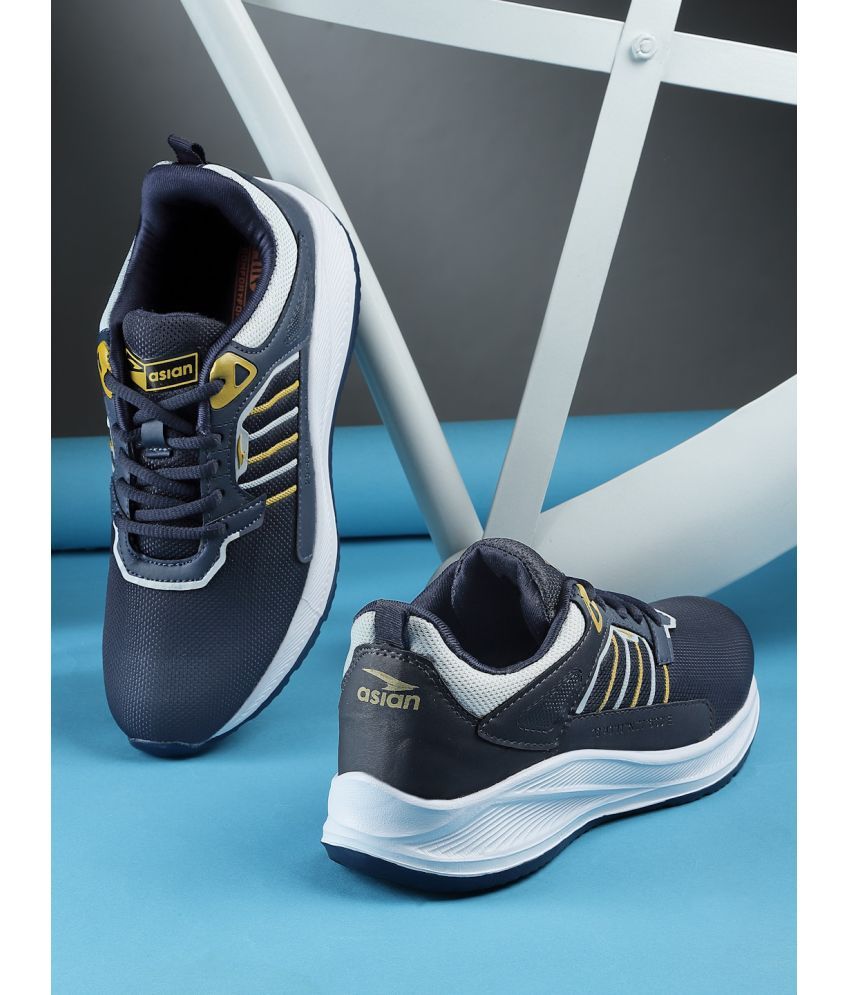     			ASIAN TURBO-05 Navy Men's Sports Running Shoes