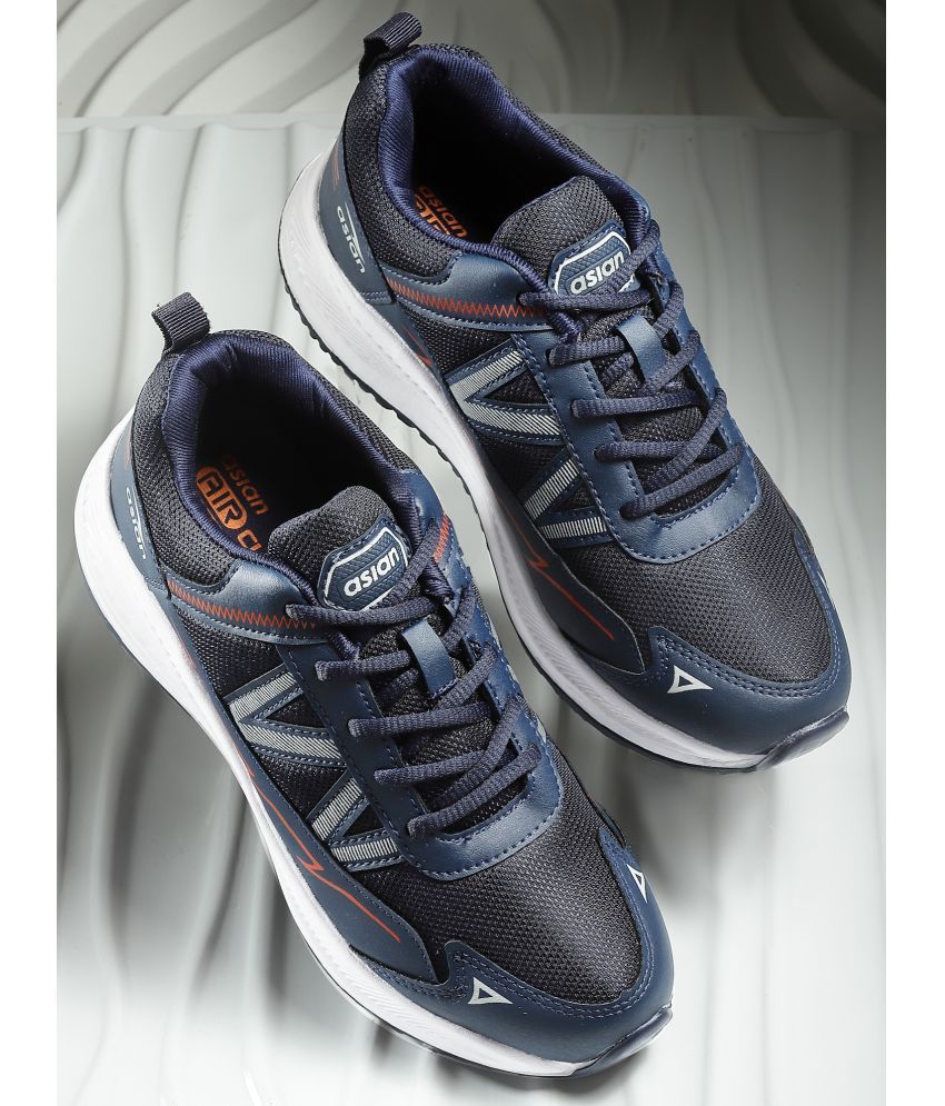     			ASIAN TURBO-06 Navy Men's Sports Running Shoes