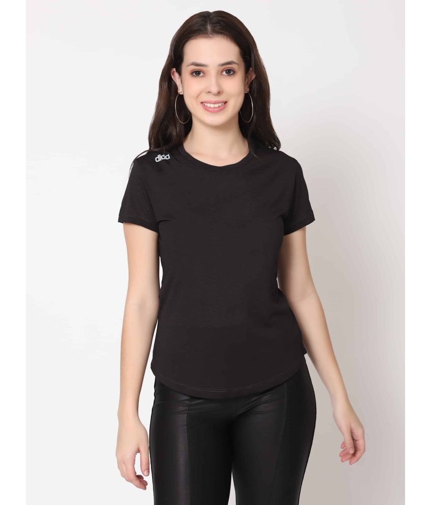     			Dida Sportswear Black Polyester Tees - Single