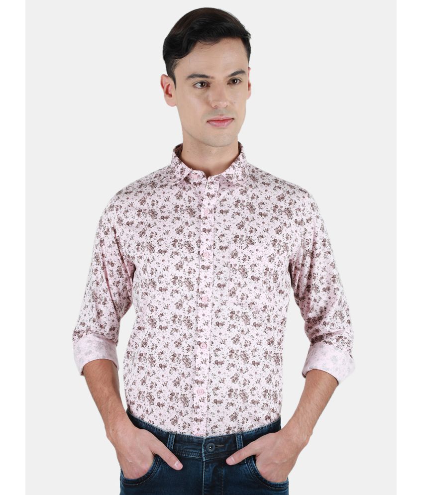     			Duke 100% Cotton Slim Fit Printed Full Sleeves Men's Casual Shirt - Pink ( Pack of 1 )