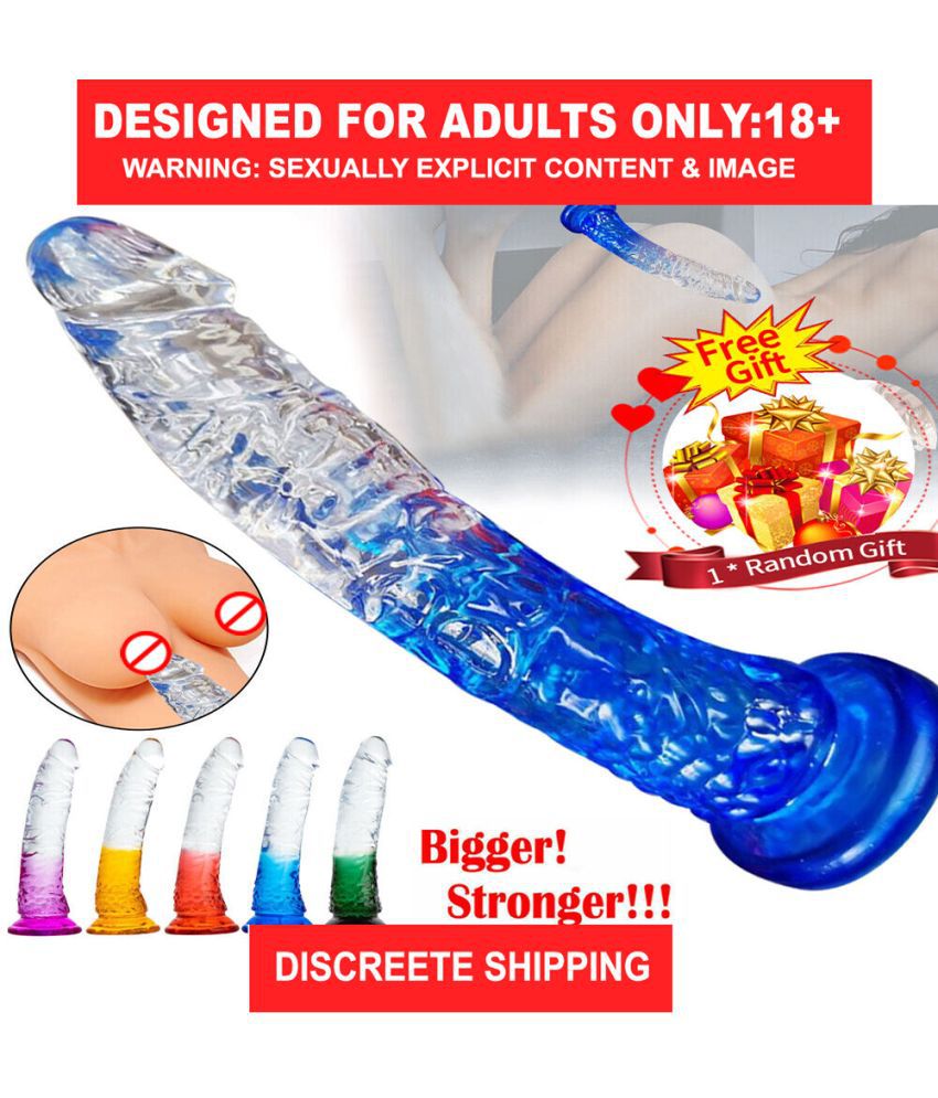     			Waterproof Rainbow Fantasy Dildo for Satisfying Suction Cup with Free Kaamraj Lube,  adult products silicon dildos Suction dildo women sex toy for men