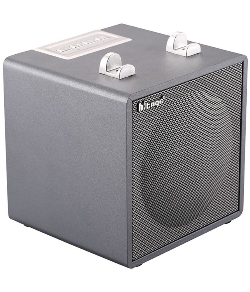     			hitage BS-314 SPEAKER 10 W Bluetooth Speaker Bluetooth V 5.0 with Aux,SD card Slot,USB Playback Time 6 hrs Silver
