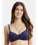 Jockey FE23 Wirefree Padded Super Combed Cotton Elastane Multiway Styling T-Shirt Bra - Classic Navy