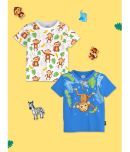 Nauti Nati Pack of 2 Boys Cotton T-Shirt ( Multicolor )