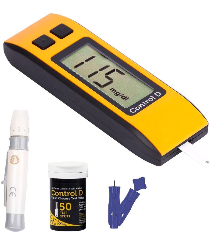     			Control D Glucometer Kit with 50 Strips Glucometer