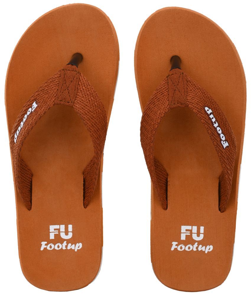     			Footup Beige Men's Daily Slipper