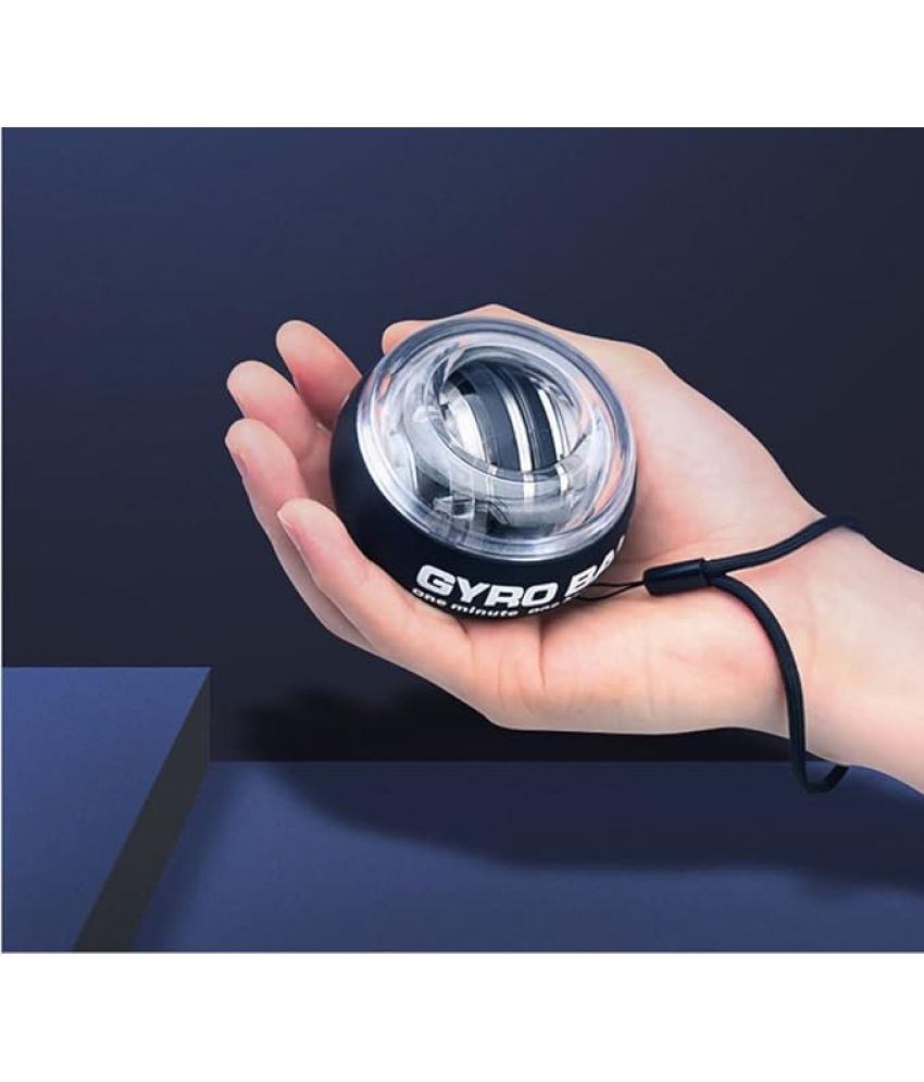     			Gyro Ball Wrist Exerciser Auto-Start Wrist Power Gyroscopic Ball Wrist Trainer Ball Wrist Strengthener and Forearm Exerciser with LED Lights Pack of 1