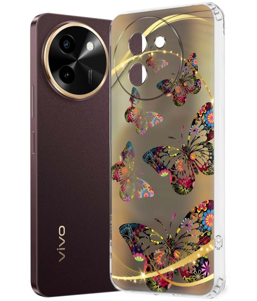     			NBOX Multicolor Printed Back Cover Silicon Compatible For Vivo T3x 5G ( Pack of 1 )