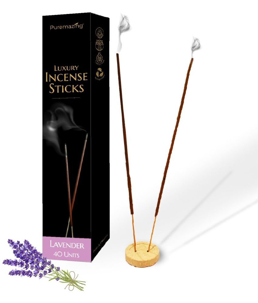     			Puremazing Incense Stick Lavender 80 gm ( Pack of 1 )